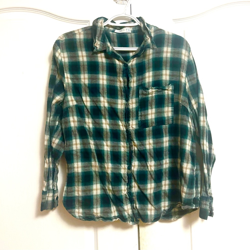 Primark Plaid Flannel Button Up